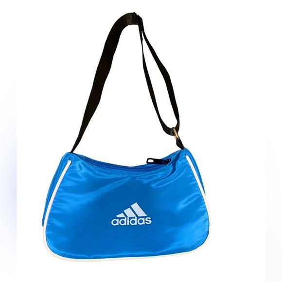 adidas Handbags - ADIDAS | blue and white shoulder purse